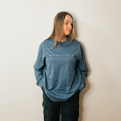 Unisex Supply Long Sleeve Tee - Neptune