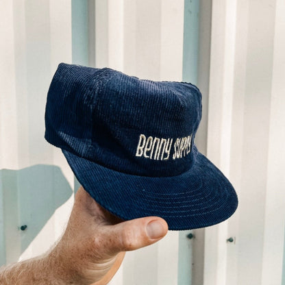 Ocean Corduroy Cap - Navy