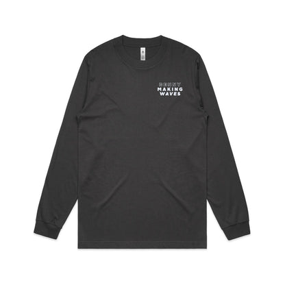 Unisex Making Waves Long Sleeve Tee - Pepper